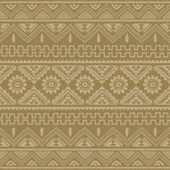 brown native american ethnic pattern