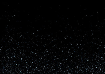abstract glitter background effect. galaxy , universe , Sparkling star texture on black. Star dust sparks in explosion on black background. Vector Illustration , blue