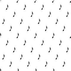 Obraz premium Seamless pattern with music notes