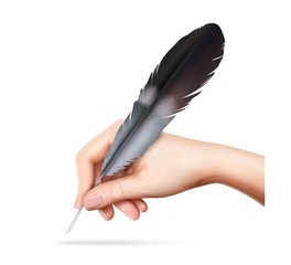Feather In Hand