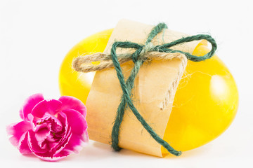 Soap with flower