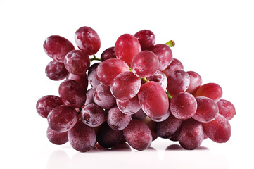 grape close up isolated on white background