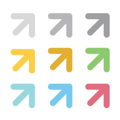 Arrow symbol. Arrow isolated.