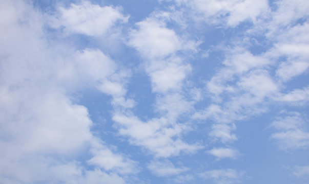 Clouds blue sky background.