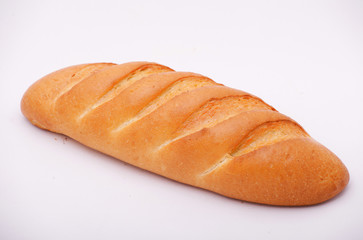 Bread isolated on white background