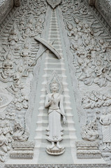 Buddha in black and white