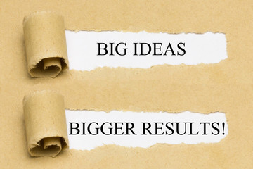 Big Ideas, Bigger Results! © magele-picture