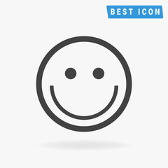 Smile Icon Vector, Smile Icon Object eps10.