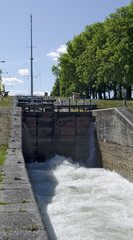 Schleuse wird geflutet