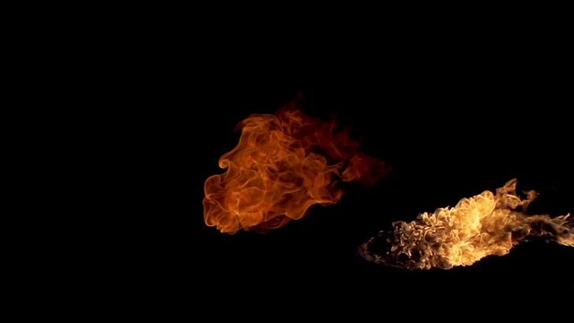 Shooting Fire Element. You can easily composite the flames over your own footage by using the Add or Screen transfer mode in your editing or compositing program or editing software.