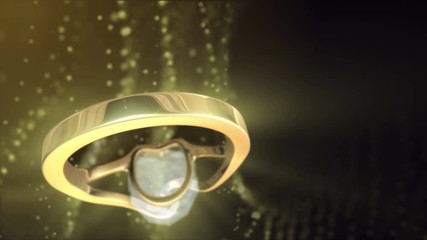 Diamond Ring Background 4K (Seamless Loop C)