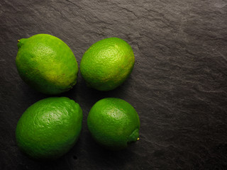 Fresh organic lime fruits