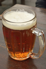 Mug of dark beer