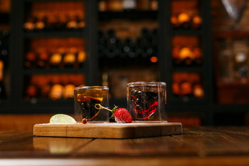 Two Mexican liqueur
