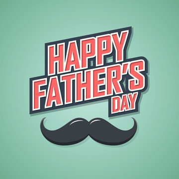 Happy fathers day. vector illustration