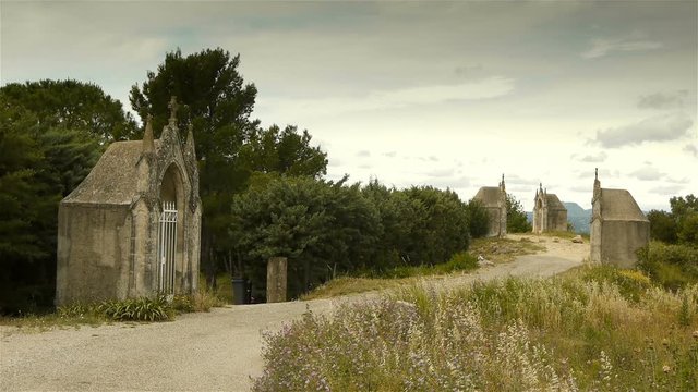 Old religious domes, Languedoc France