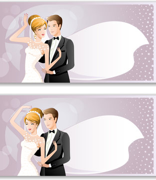 wedding /  card with empty text space