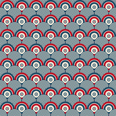 seamless geometric pattern with circles