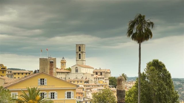 Panorama of Grasse, Cote D'Azur France