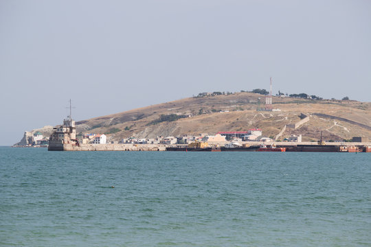 Seaport on the Black Sea in Crimea