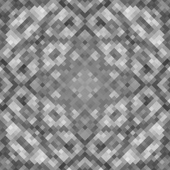 Kaleidoscopic low poly rhomb style vector mosaic background