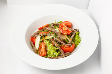 meat salad
