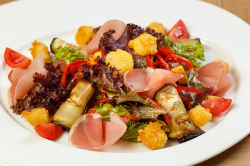 meat salad
