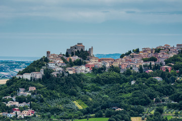 Fototapeta na wymiar Panorama Verrucchio Emilia-Romagna