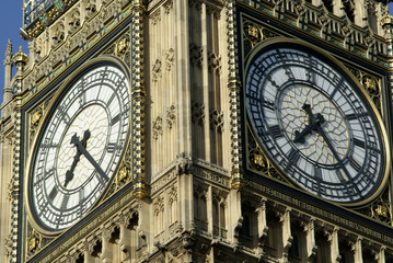 The clock of the Big Ben