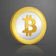 Bitcoin vector illustration