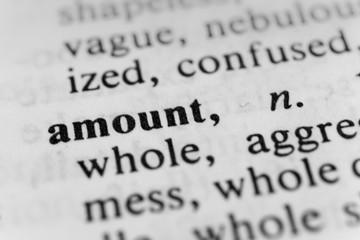 Amount
