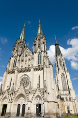 Fototapeta na wymiar Saint Wenceslas Cathedral - Olomouc - Czech Republic