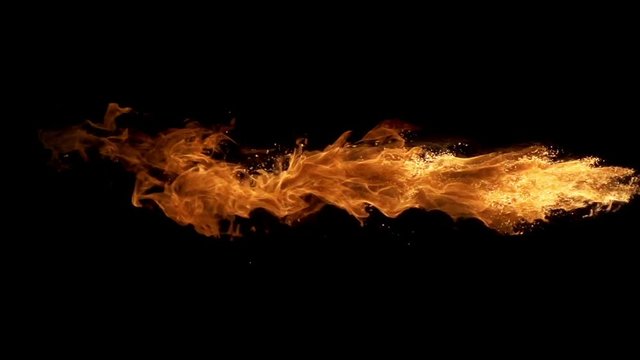 Shooting Fire Element. You can easily composite the flames over your own footage by using the Add or Screen transfer mode in your editing or compositing program or editing software.