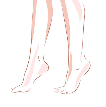Woman feet