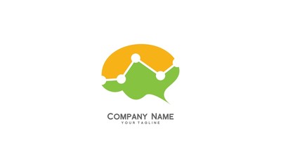 Statistic Brain Logo Vector