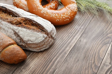 Different kinds of bread