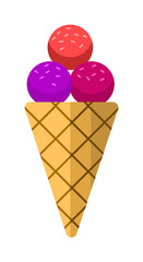 Ice cream vector.