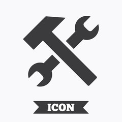 Repair tool sign icon. Service symbol.