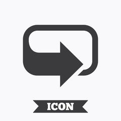 Rotation icon. Repeat symbol. Refresh sign.