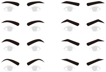 男性の眉毛　トリミング