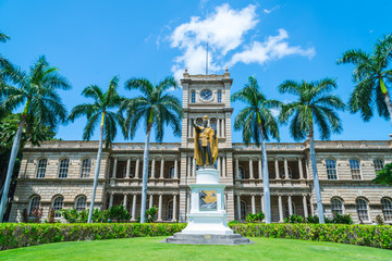 The King Kamehameha statue in Honolulu may be the most photographed item in all of the state of...