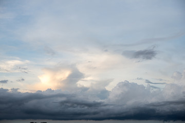 Obraz na płótnie Canvas dark storm clouds before rain