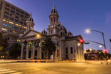 Fototapeta na wymiar Cathedral Basilica of St. Joseph in San Jose, California