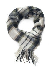 Colorful scarf on a white background.