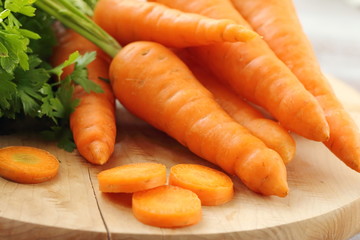 Fresh young carrot
