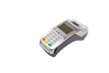  pos terminal isolated on white