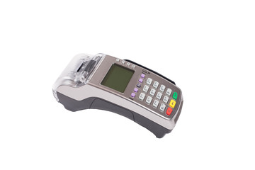  pos terminal isolated on white