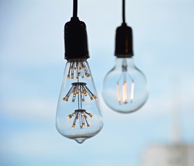 Beautiful retro luxury light lamp