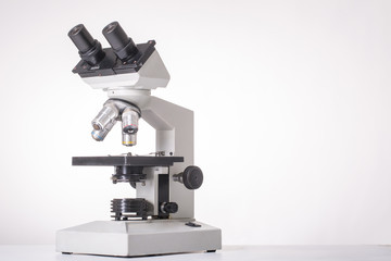 Fototapeta na wymiar Microscope machine for research