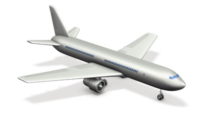 ジェット機のミニチュア模型